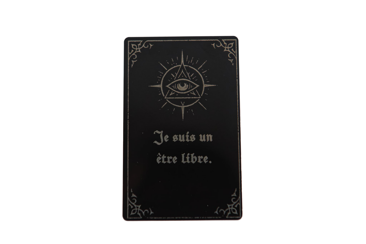 Carte Codée Signature Primaire — Je suis un être libre