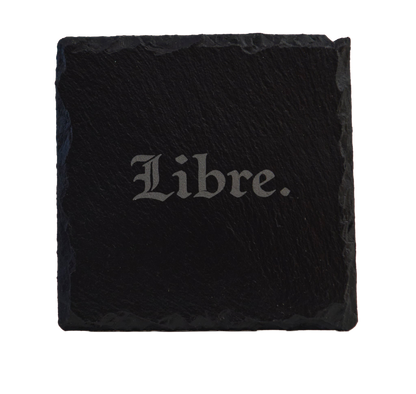 Sous-verre Ardoise Signature Primaire - Libre.