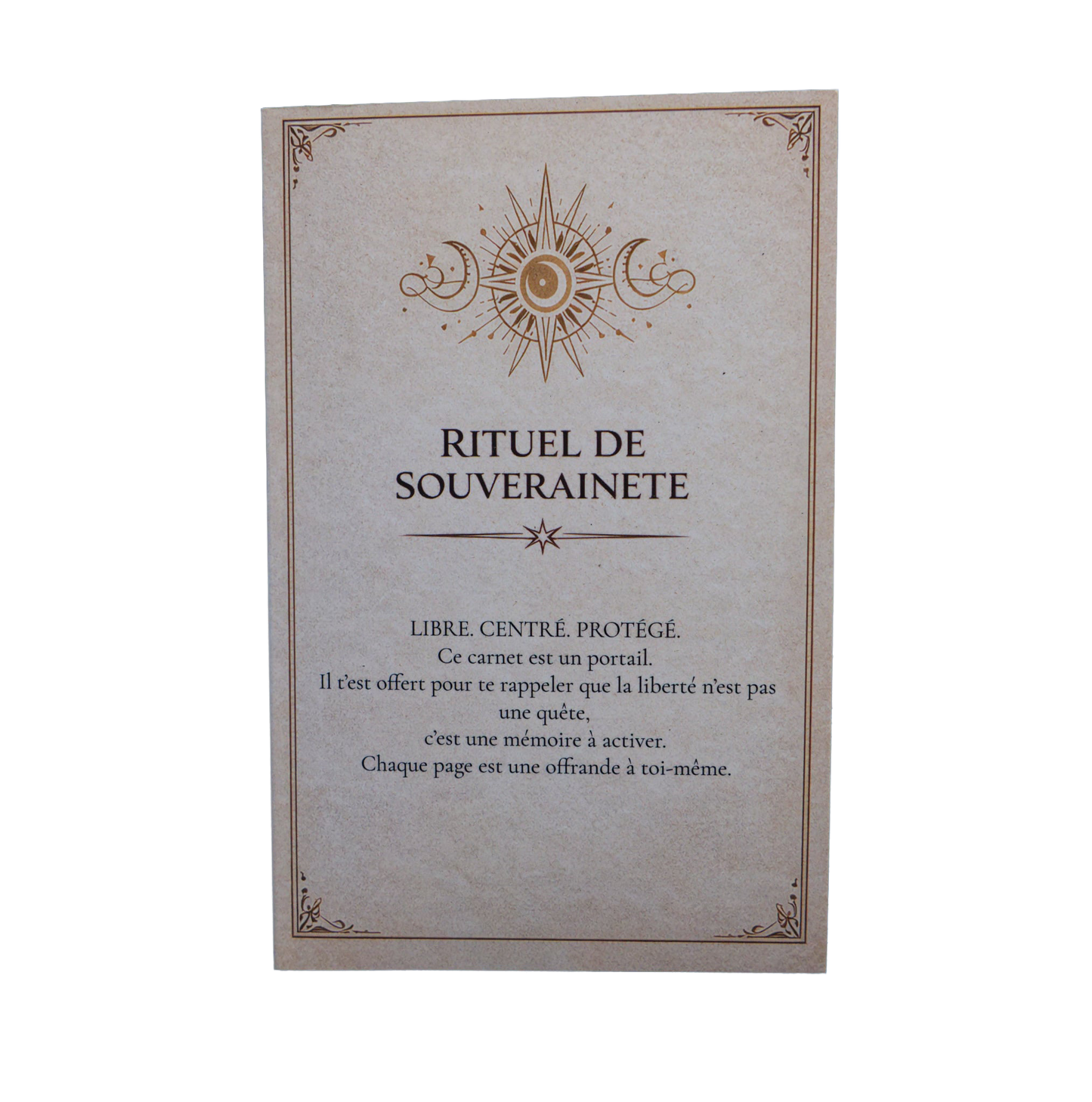 Carnet Rituel — Rituel de Souveraineté