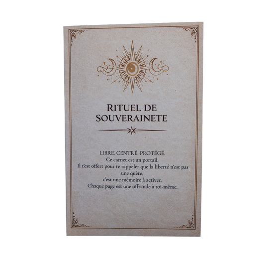 Carnet Rituel — Rituel de Souveraineté