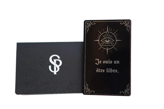 Carte Codée Signature Primaire — Je suis un être libre