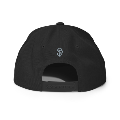 Casquette Snapback Signature Primaire - Noir et Cendre
