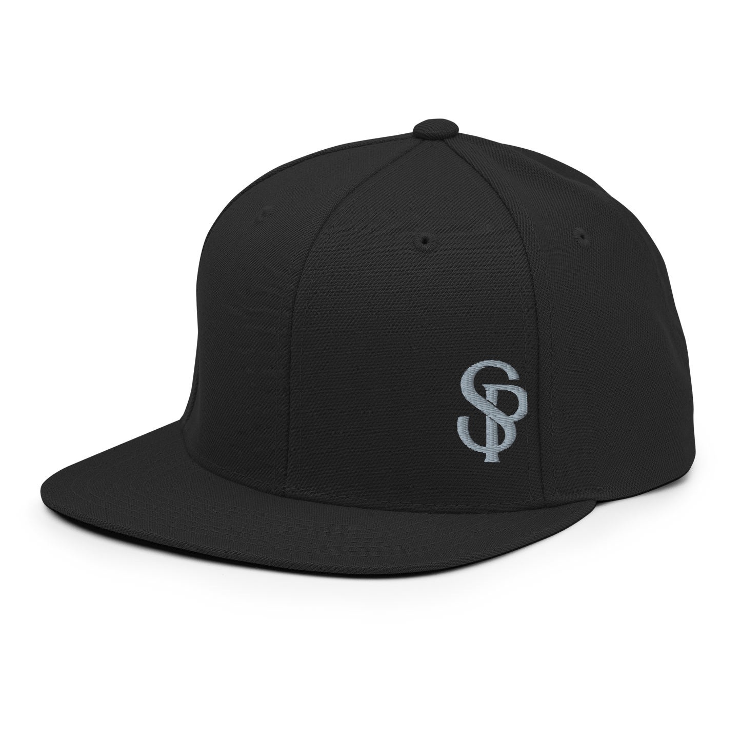 Casquette Snapback Signature Primaire - Noir et Cendre