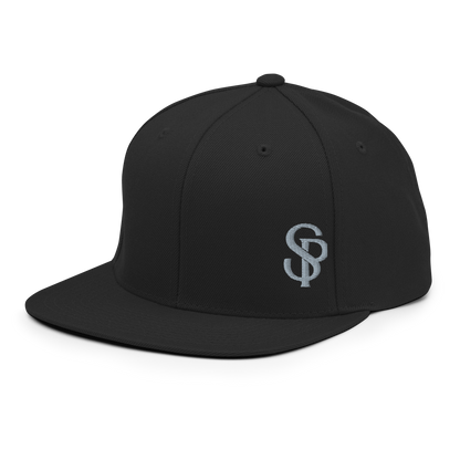 Casquette Snapback Signature Primaire - Noir et Cendre