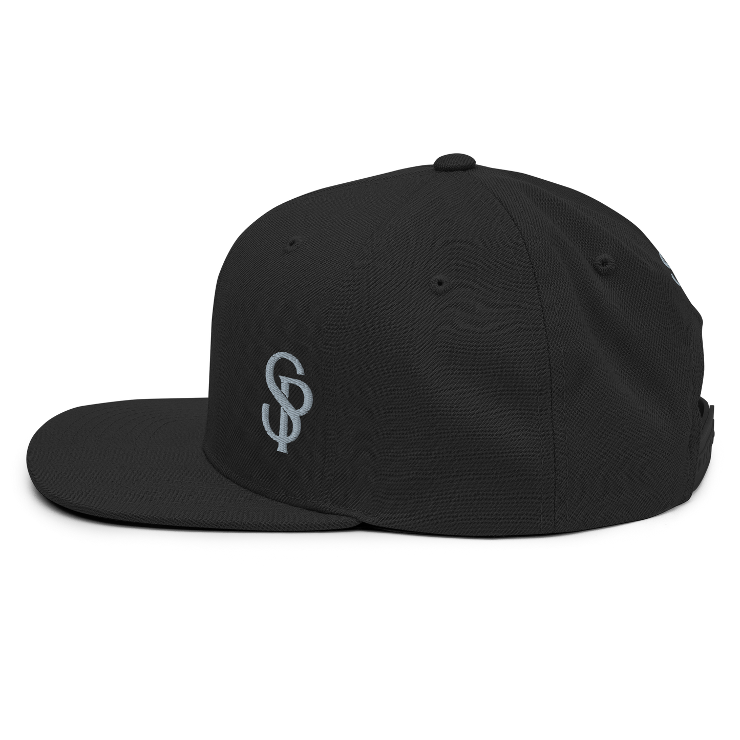 Casquette Snapback Signature Primaire - Noir et Cendre