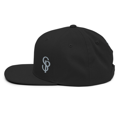 Casquette Snapback Signature Primaire - Noir et Cendre
