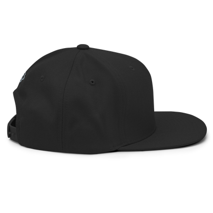 Casquette Snapback Signature Primaire - Noir et Cendre