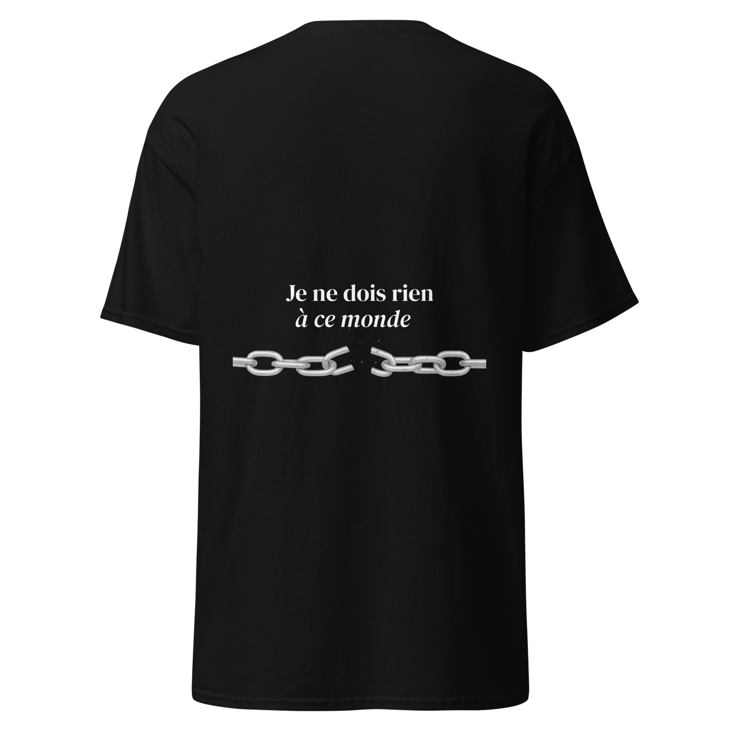 T-shirt Signature Primaire - Je ne dois rien à ce monde.