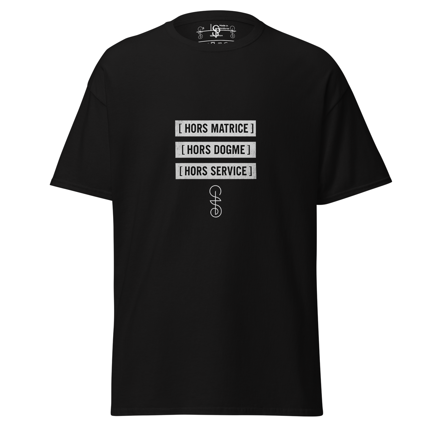 T-shirt Signature Primaire — Hors matrice, hors dogme, hors service