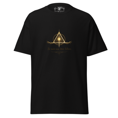 T-shirt Signature Primaire — Je suis un être libre.