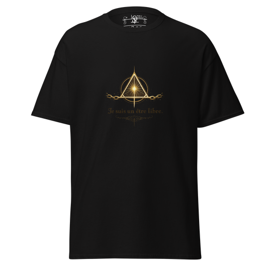 T-shirt Signature Primaire — Je suis un être libre.