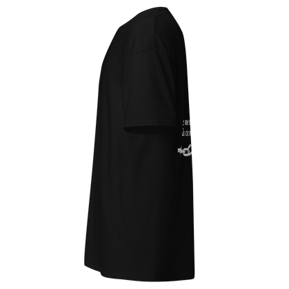 T-shirt Signature Primaire - Je ne dois rien à ce monde.
