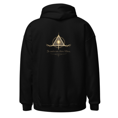 Hoodie Signature Primaire – Je suis un être libre