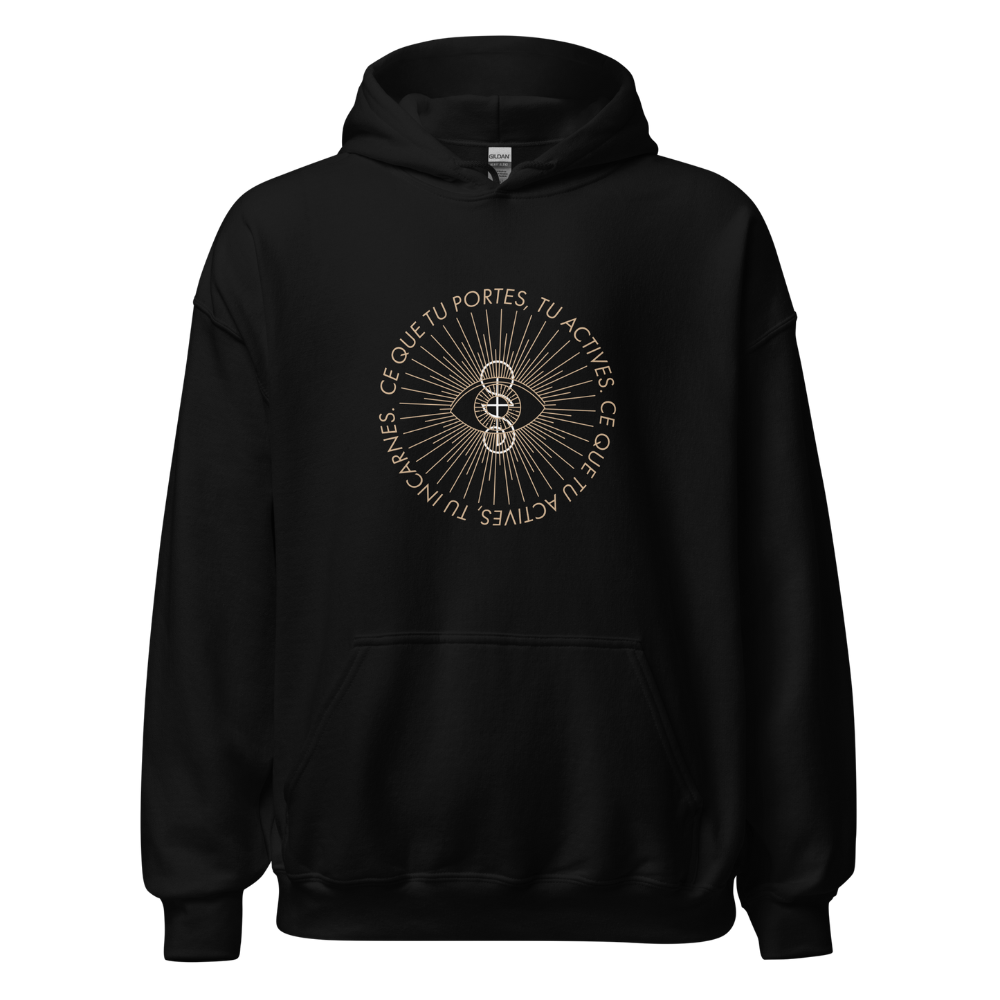Hoodie Signature Primaire – Ce que tu portes, tu actives