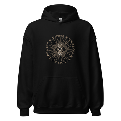 Hoodie Signature Primaire – Ce que tu portes, tu actives