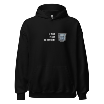 Hoodie Signature Primaire – Je suis le bug du système