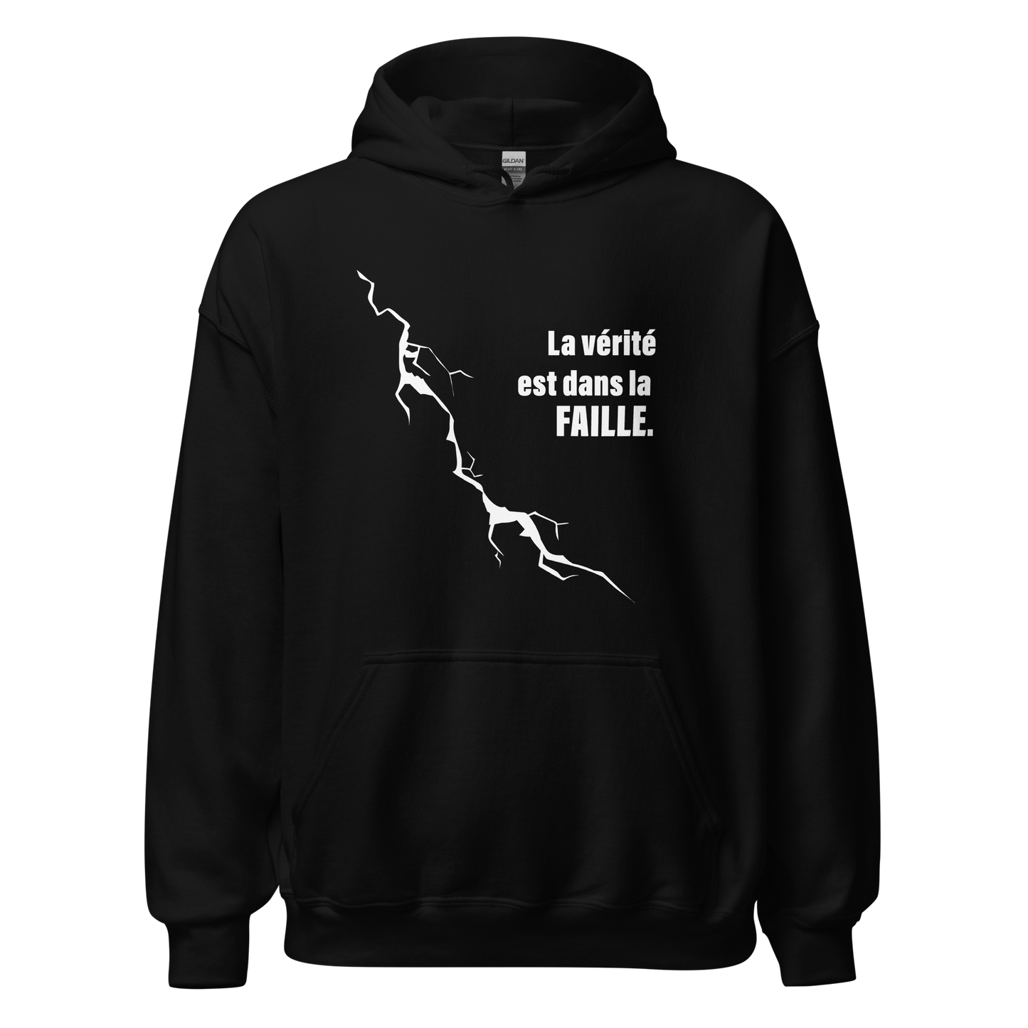 Hoodie Signature Primaire – La vérité est dans la faille