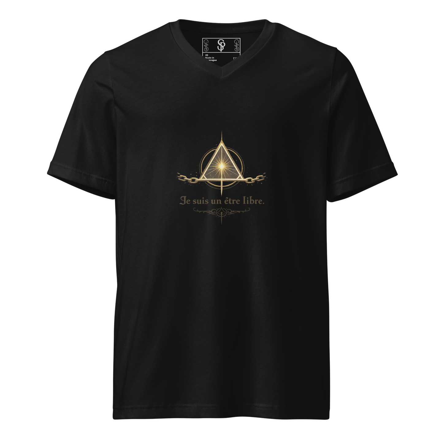 T-shirt Signature Primaire — Je suis un être libre.