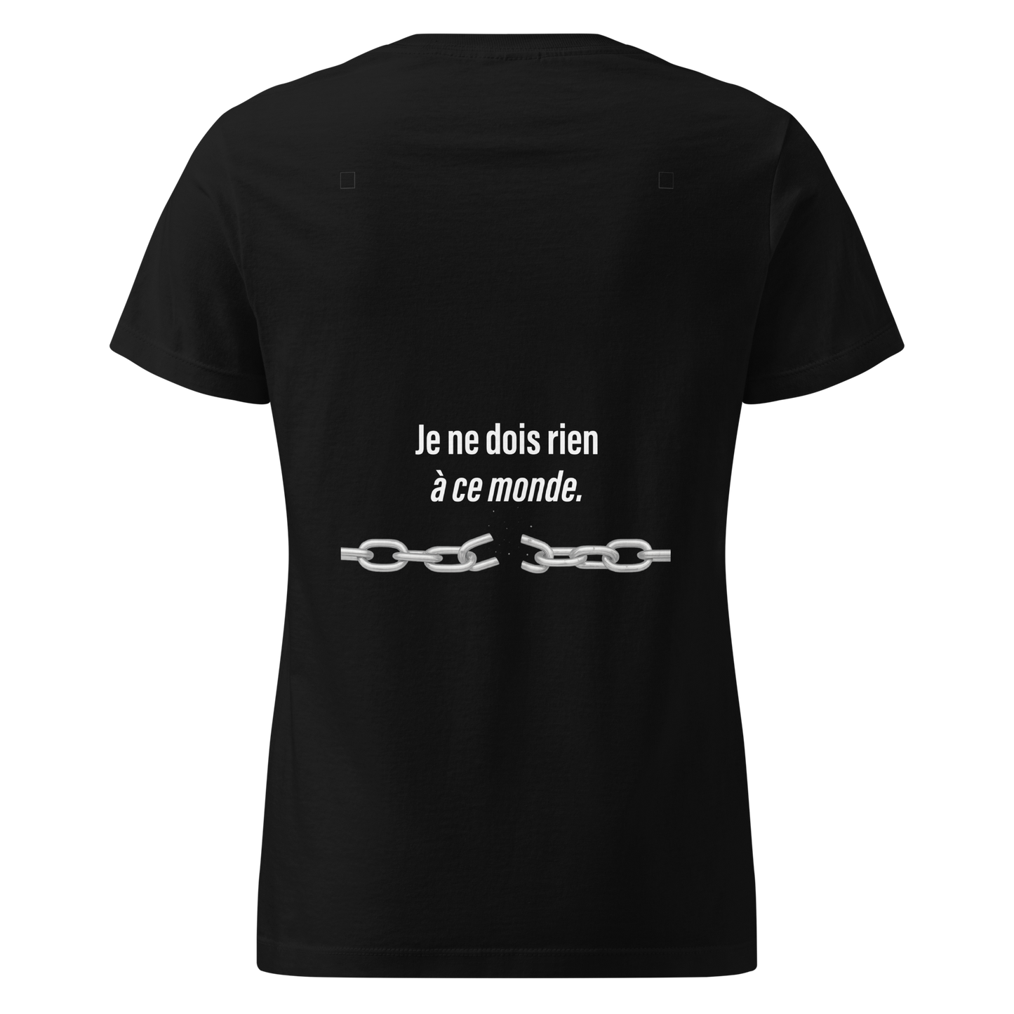 T-shirt Signature Primaire - Je ne dois rien à ce monde.
