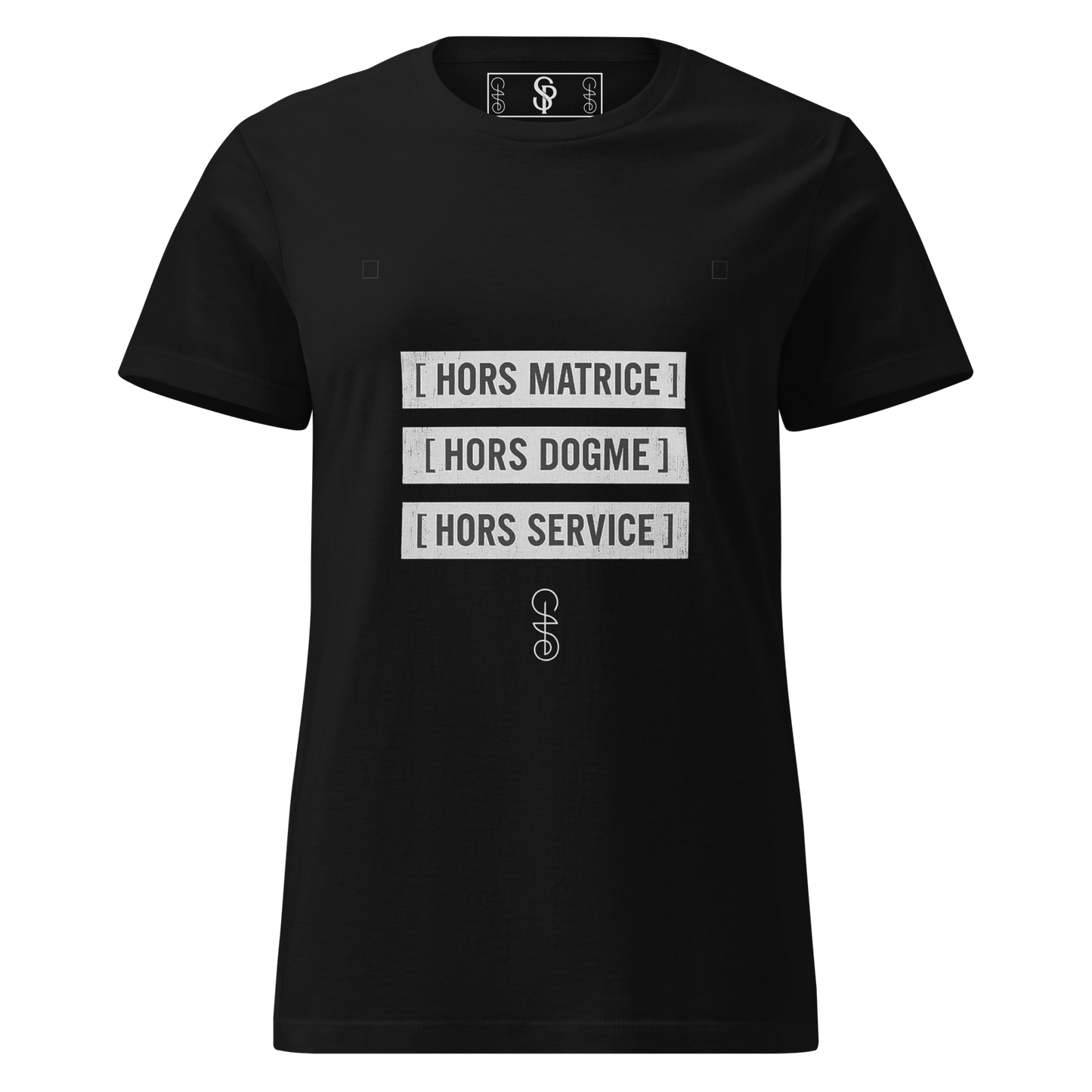 T-shirt Signature Primaire — Hors matrice, hors dogme, hors service