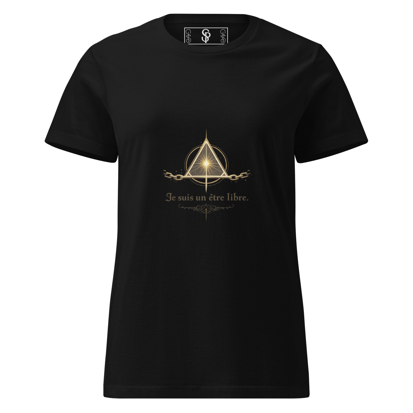 T-shirt Signature Primaire — Je suis un être libre.