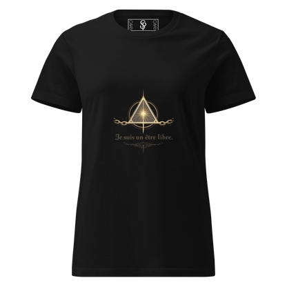 T-shirt Signature Primaire — Je suis un être libre.